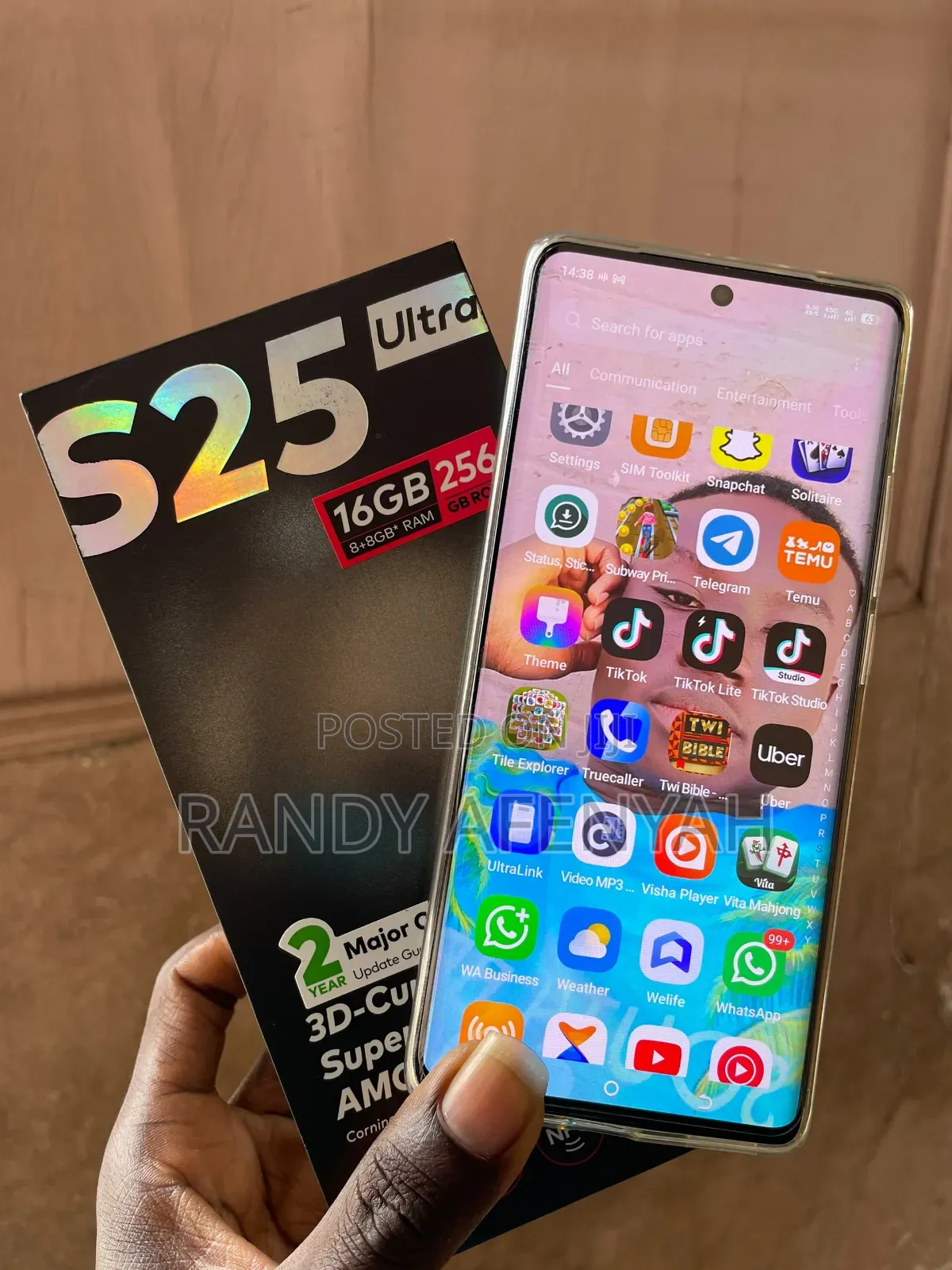 New Itel S25 Ultra 256 GB Black