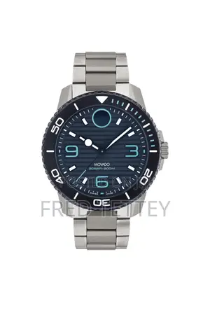 Movado Bold Titanium Quartz Blue Dial 45mm Men's Watch