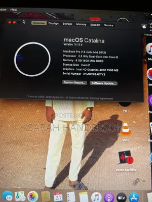 Laptop Apple MacBook 2012 6GB Intel Core i5 SSD 256GB