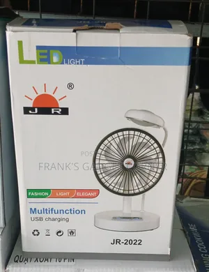 Rechargeable Fan + LED Light