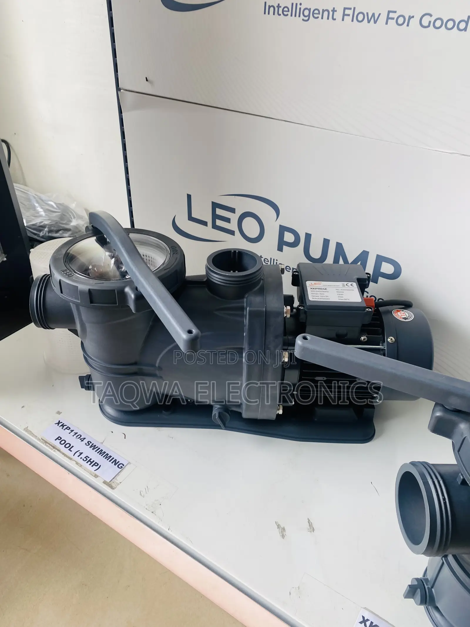 Up to 375l/Min -Leo 1.5hp Swimming Pool Pump