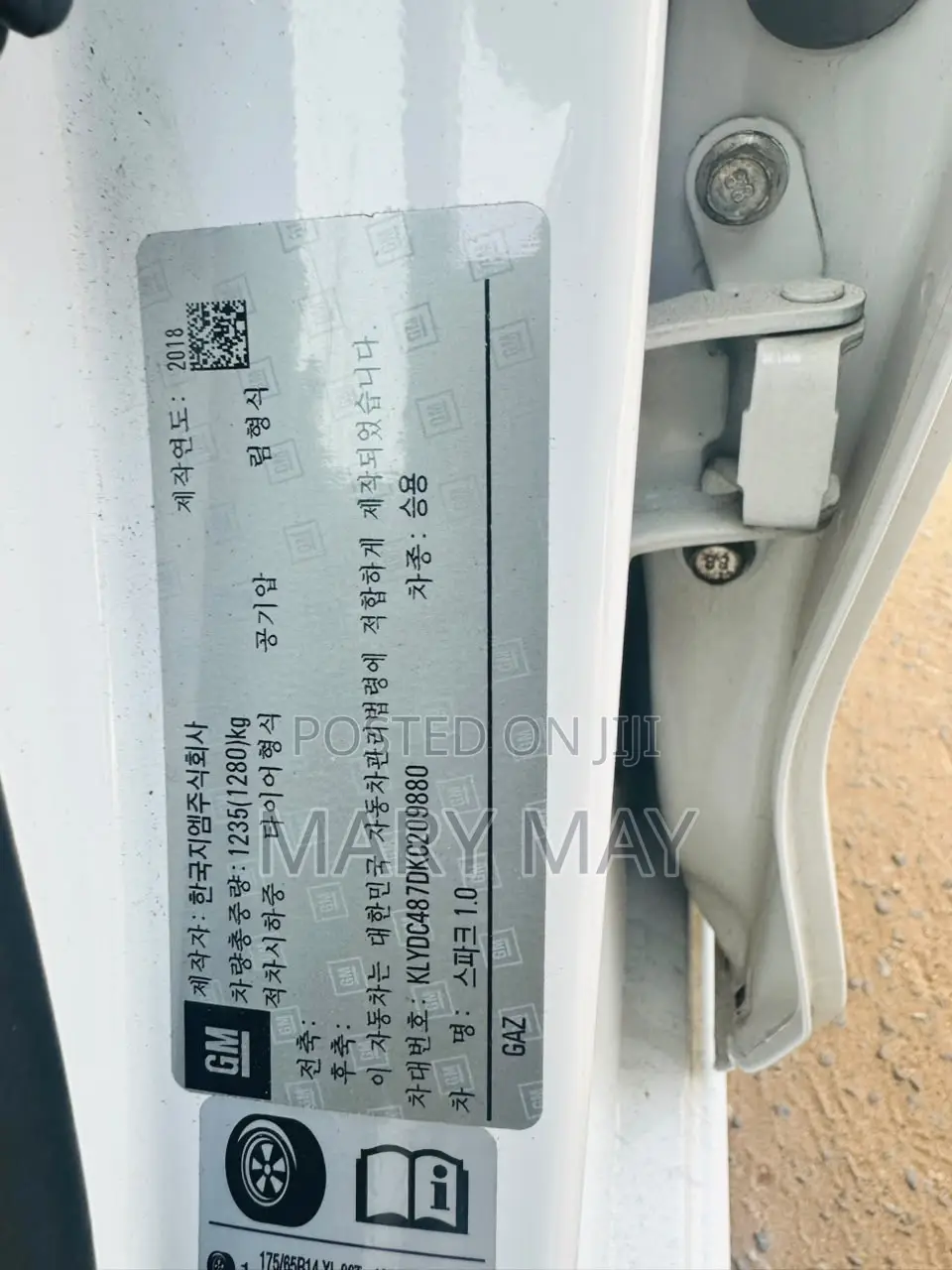 Chevrolet Spark 2019 White