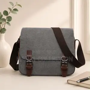 Charcoal Canvas Side Bags