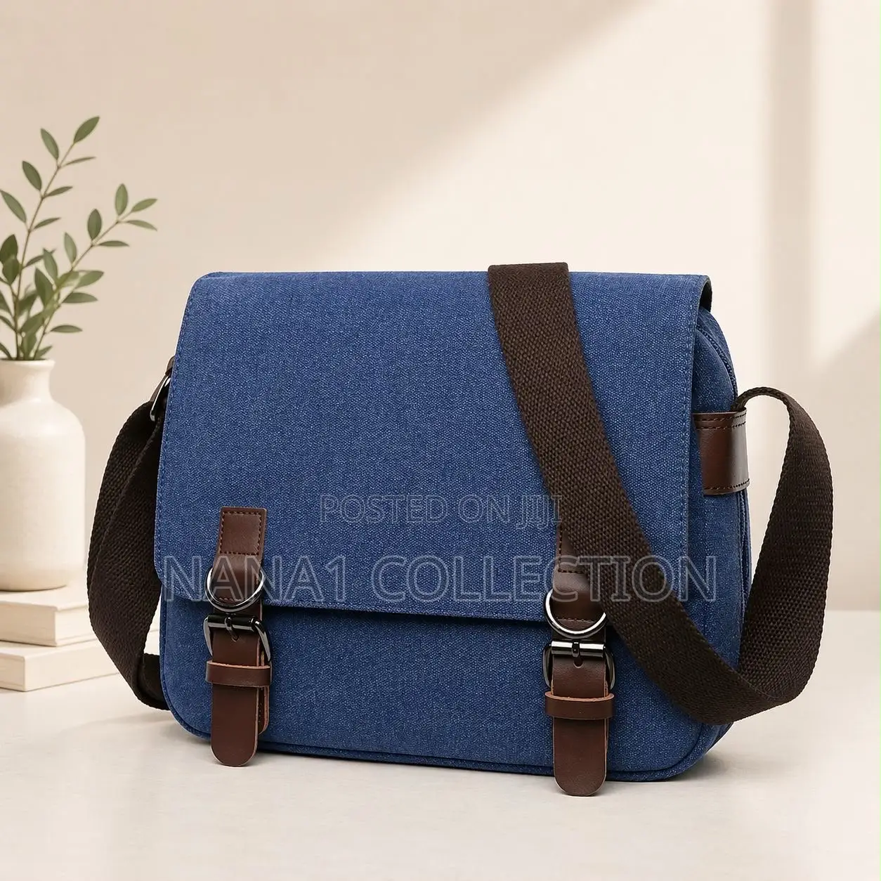 Charcoal Canvas Side Bags