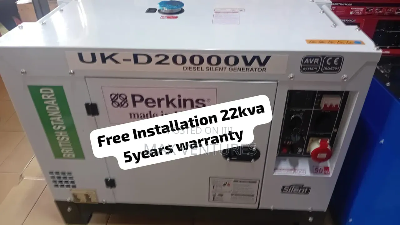 Brand New Perkins 22kVA Diesel Generator – Heavy Duty Power 22kva