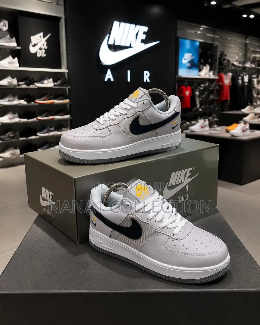 Nike Air Force Low “Wolf Grey Black University Gold”