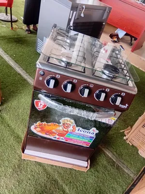 Icona 50×50 4 Burner Gas Cooker – Auto Ignition, Oven Grill