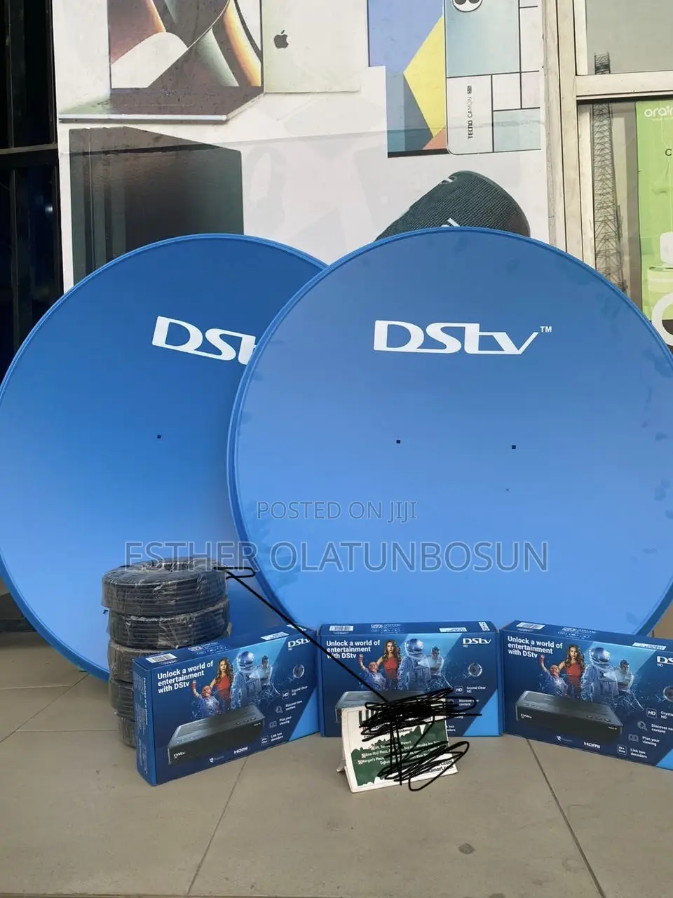 NigeriaDSTV Hotel Package Decoder+dish+One Month Premium Subscription