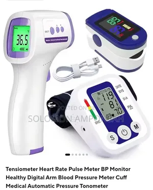 Digital Blood Pressure Monitor,Finger Pulse Oximeter and Thermometer
