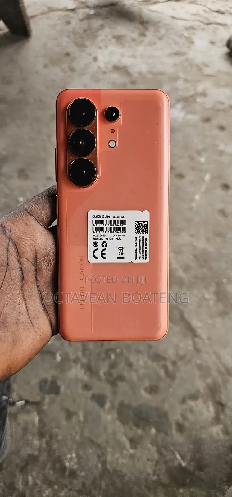 New Tecno Camon 50 Ultra 512 GB Orange