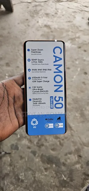 New Tecno Camon 50 Ultra 512 GB Orange