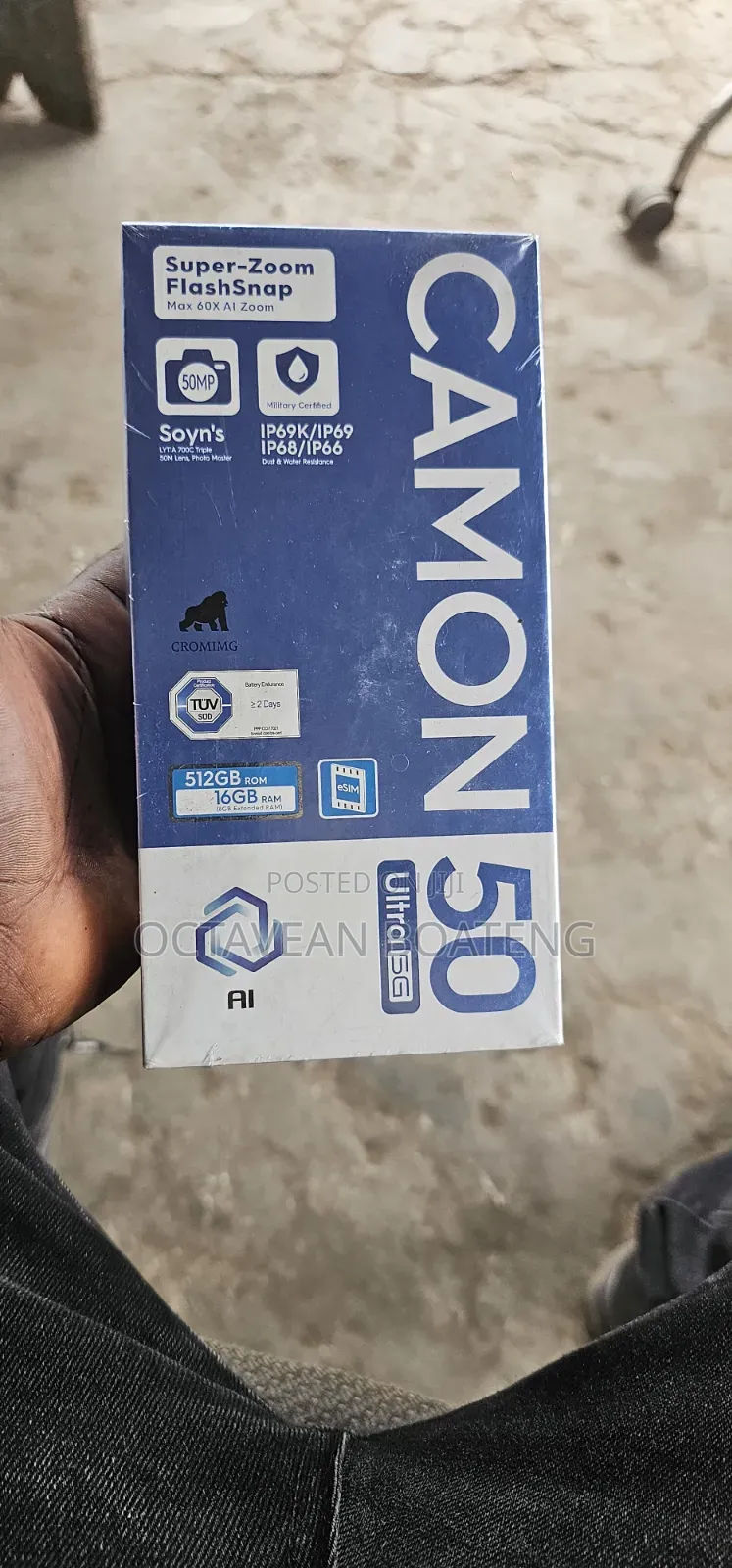 New Tecno Camon 50 Ultra 512 GB Orange