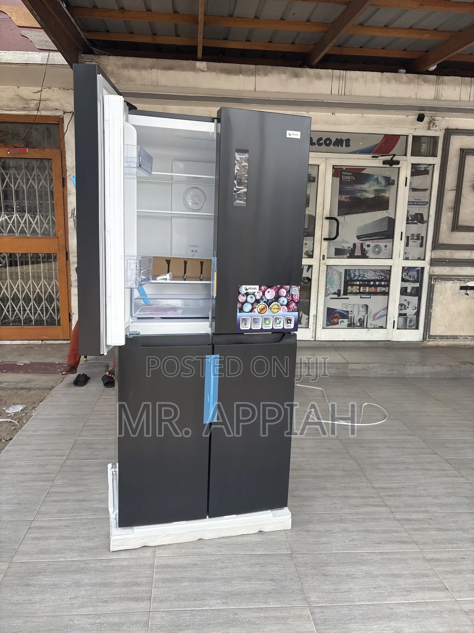 Get Affordable Pearl Pf-613mdix Side by Side Electric Refrigerator 