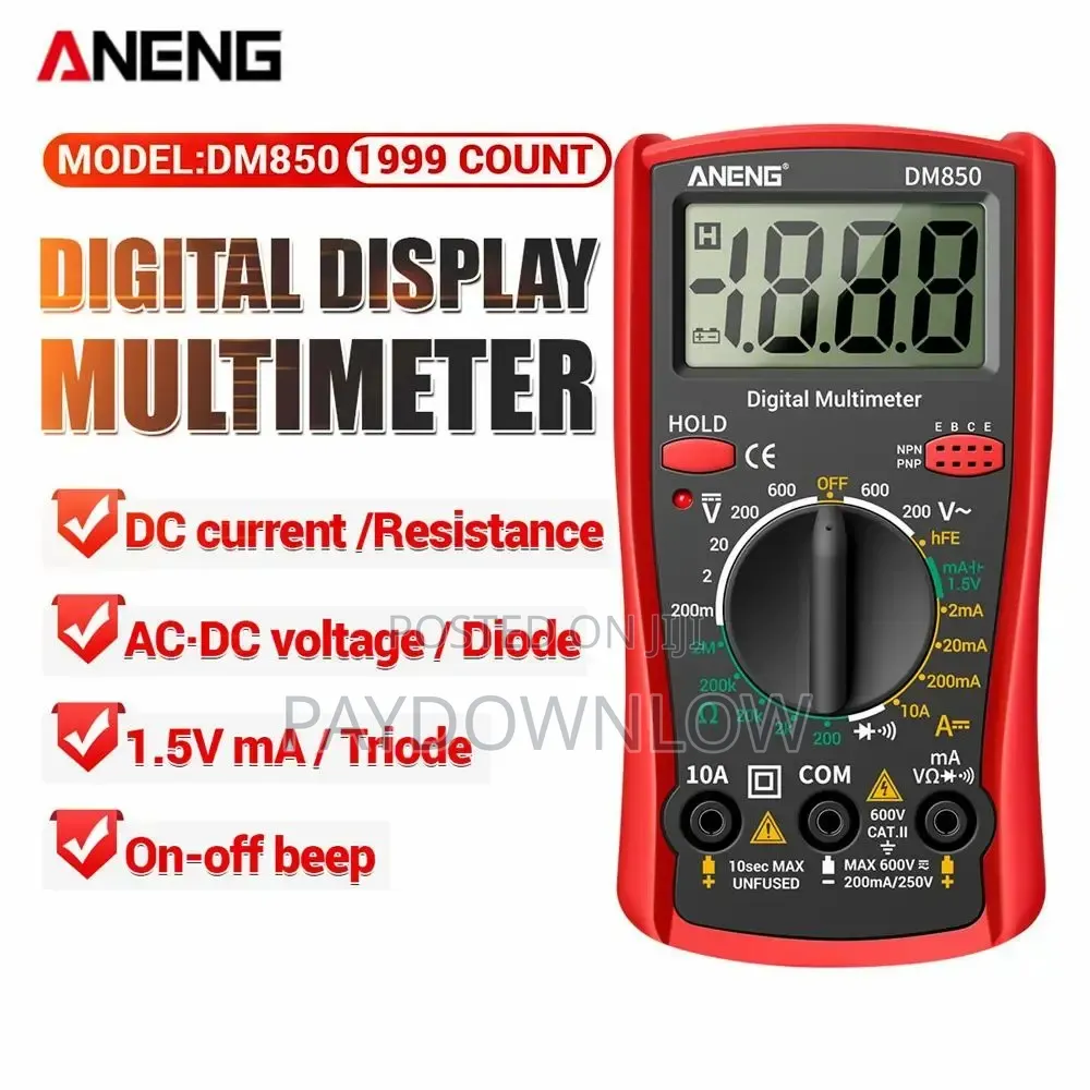 Aneng Dm850 Digital Multimeter