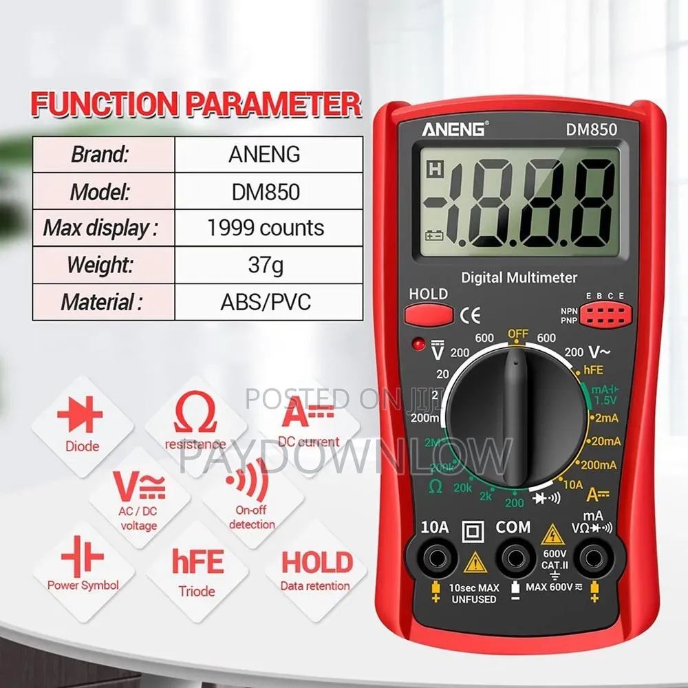 Aneng Dm850 Digital Multimeter