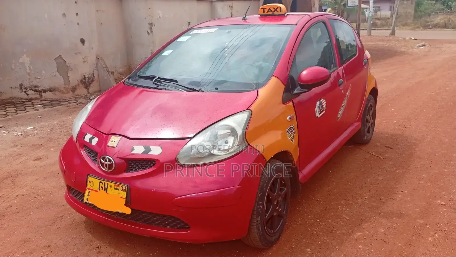 Toyota Aygo 2005 Red