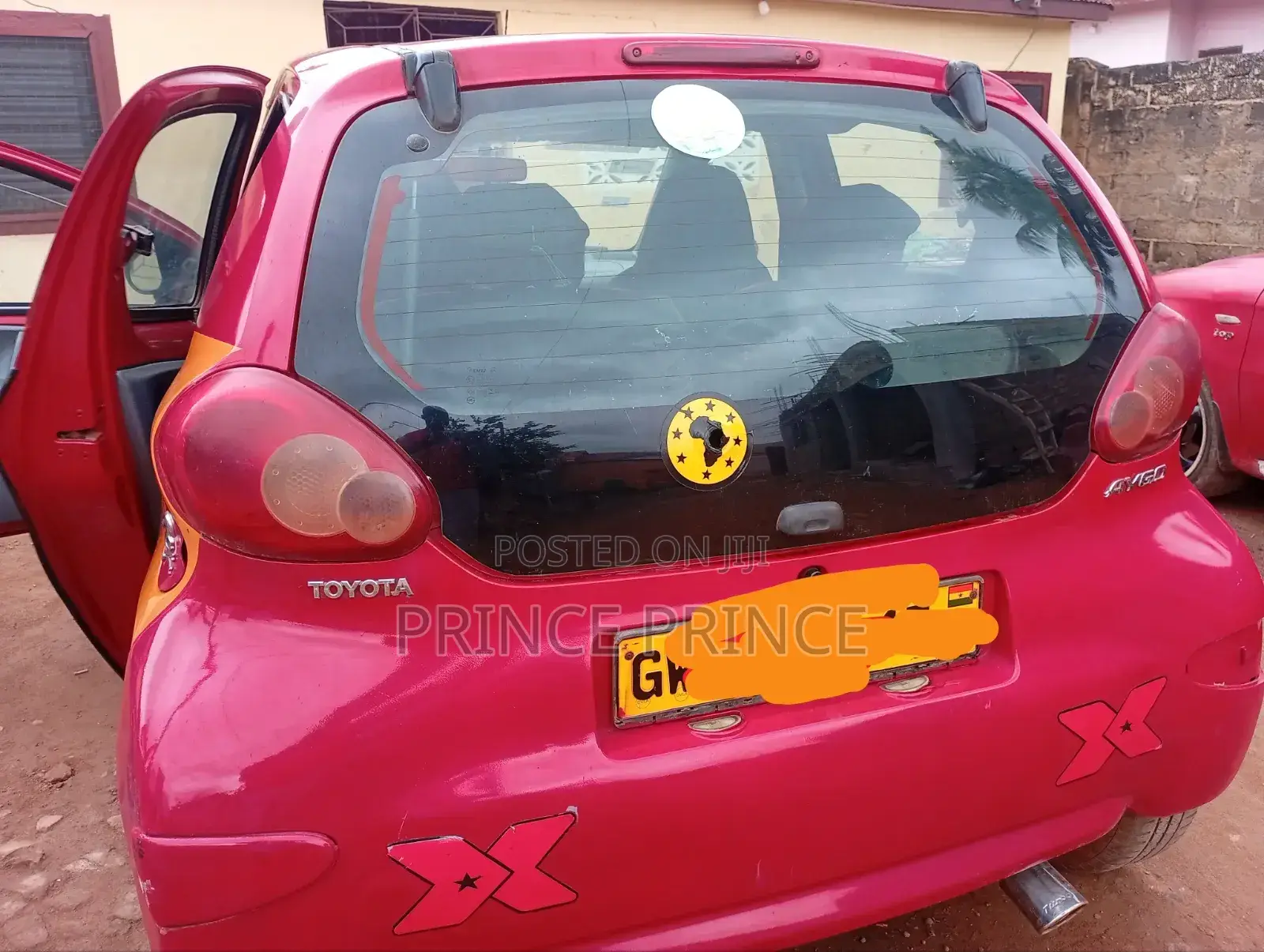 Toyota Aygo 2005 Red
