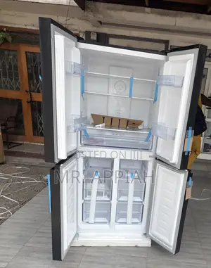 Sleek Design Pearl Side by Side 4 Door Refrigerator(Pf-613mdix) 