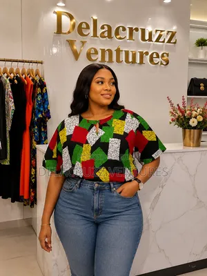 Ankara African Print Crop Top