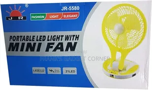 Portable LED Light + Mini Fan