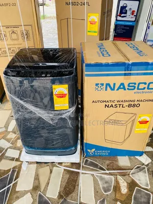 Nasco 8kg Full-Automatic Top Load Washing Machine