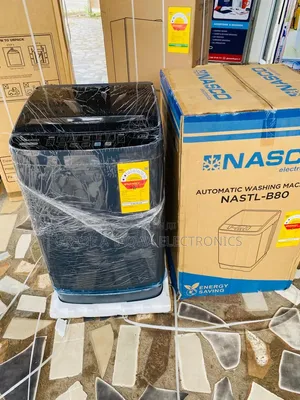 Nasco 8kg Full-Automatic Top Load Washing Machine