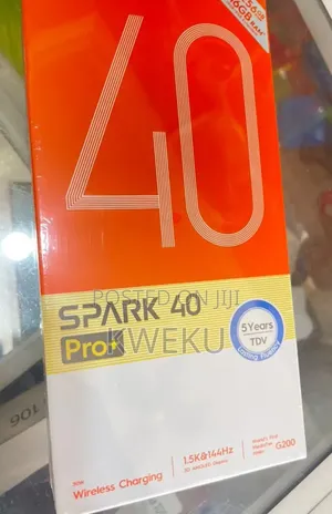New Tecno Spark 40 Pro+ 256 GB Black