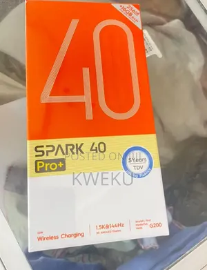 New Tecno Spark 40 Pro+ 256 GB Black