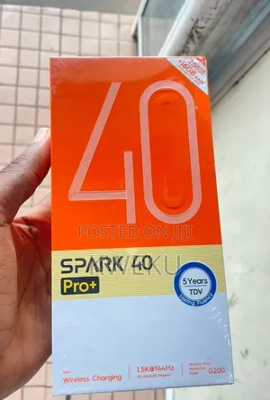 New Tecno Spark 40 Pro+ 256 GB Black