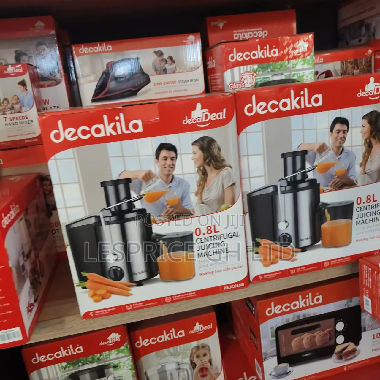Great Performance Yet Affordable 0.8L Centrifugal 350W Decakila Juicer