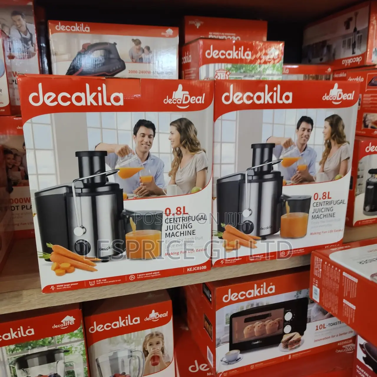 Great Performance Yet Affordable 0.8L Centrifugal 350W Decakila Juicer