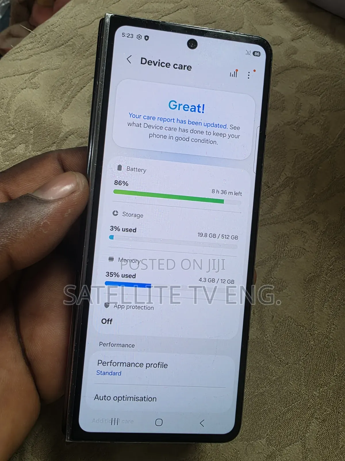 Samsung Galaxy Z Fold5 Screen