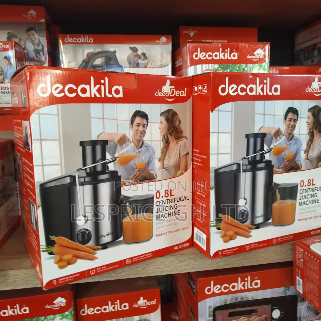 Topmost Super Quality 0.8L Centrifugal 350W Juicer From Decakila