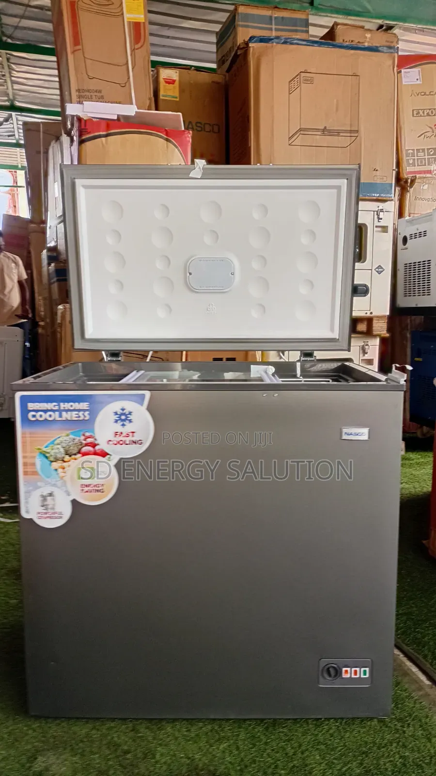 Nasco 195L Chest Freezer – Manual Defrost Energy Efficient