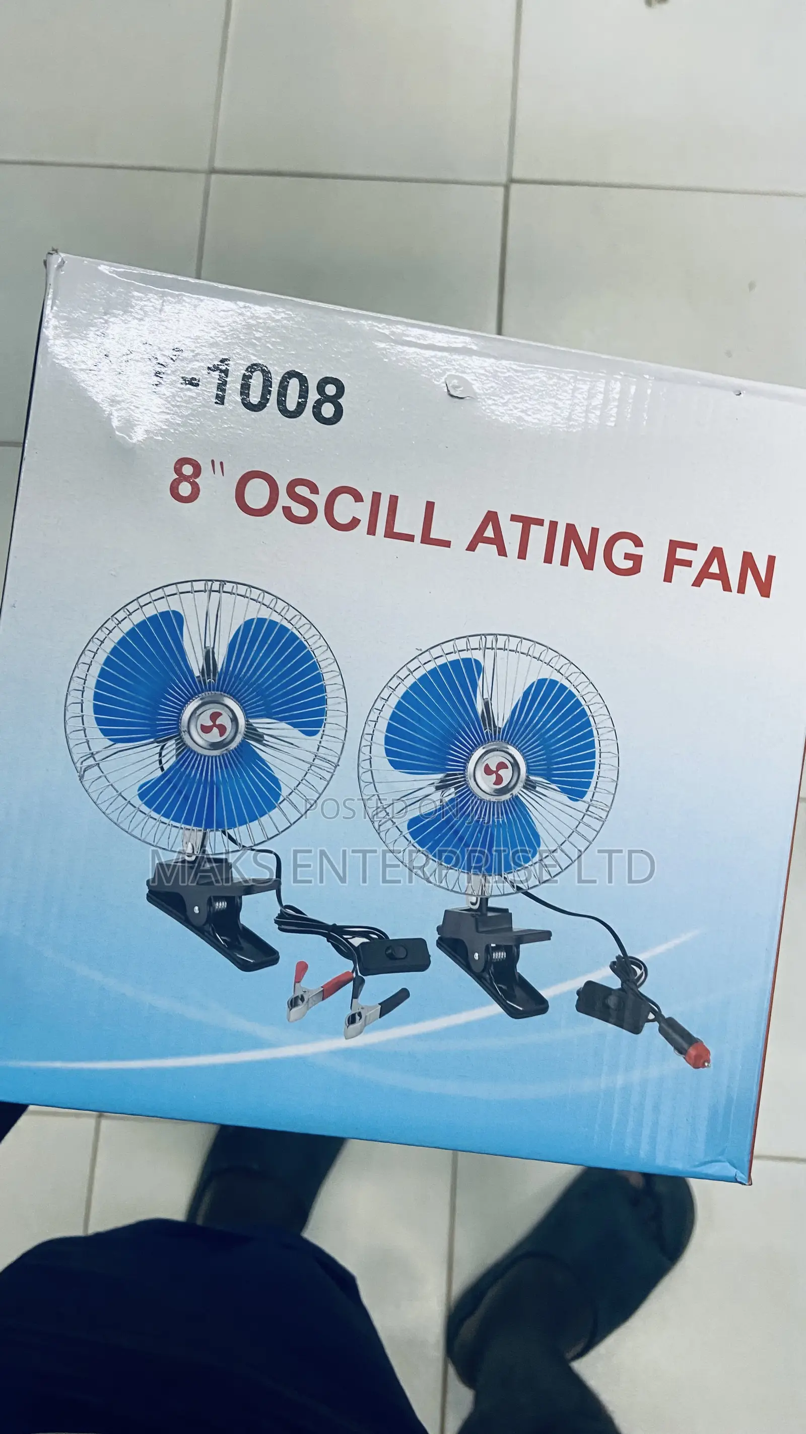 Oscillating Car Fan