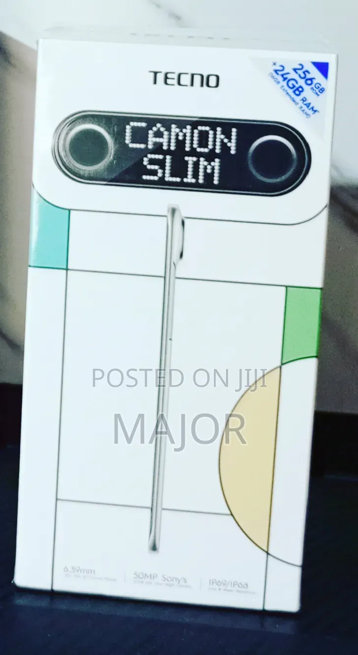 New Tecno Camon Slim 256 GB