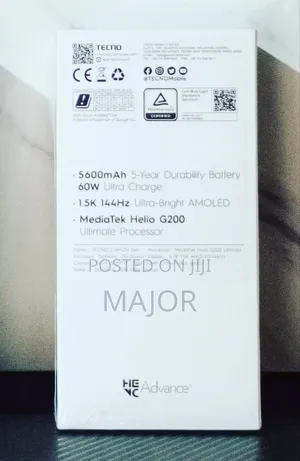 New Tecno Camon Slim 256 GB