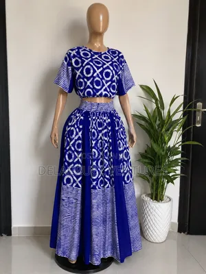 Ankara African Print Colorful Top and Down