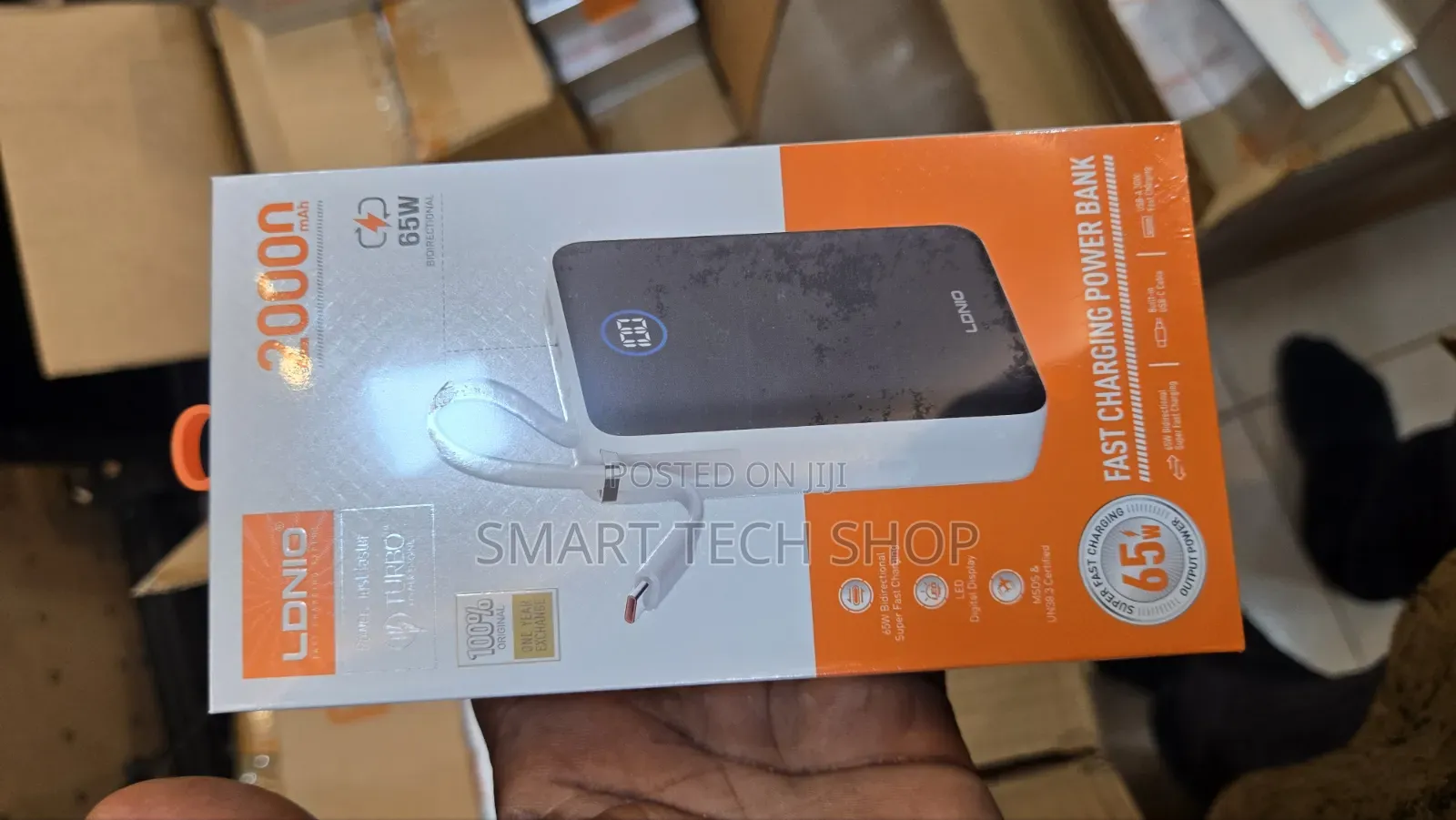 Original LDNIO PQ43 2000mah 65watts Power Bank for Laptops and MacBook