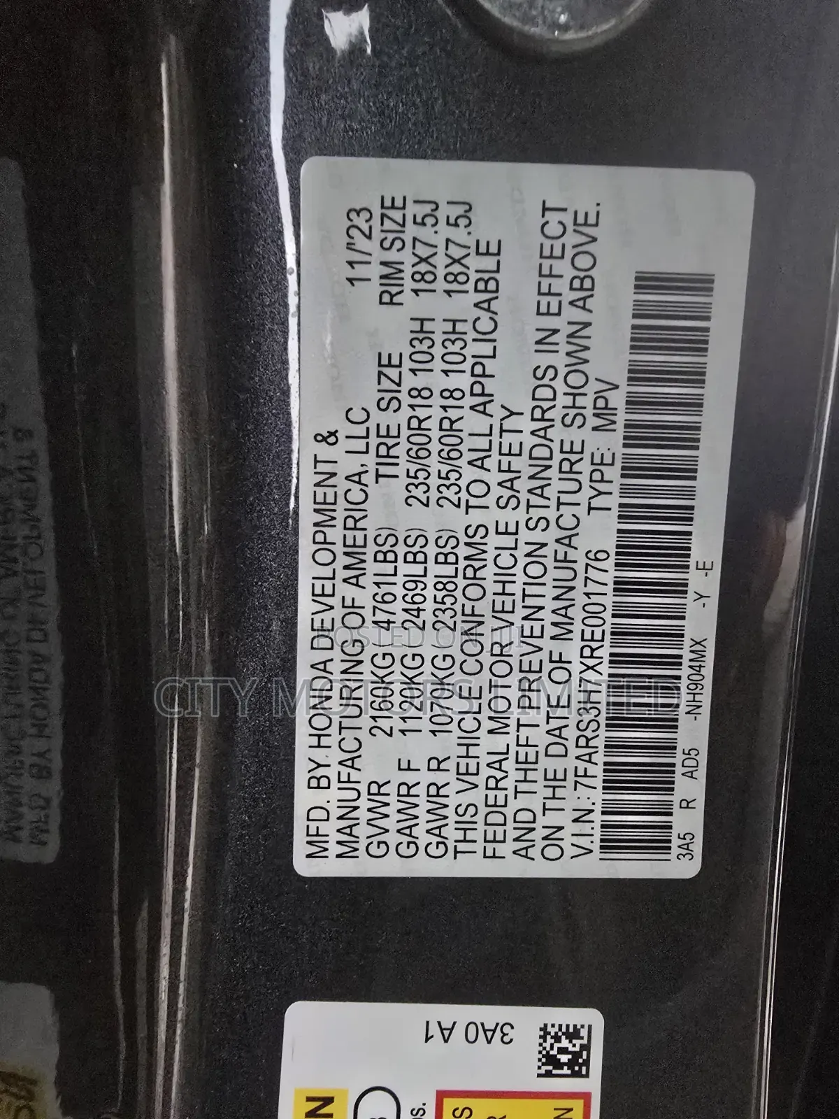 Honda CR-V 2024 Gray