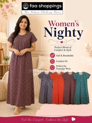 Women's Nighty Free Size