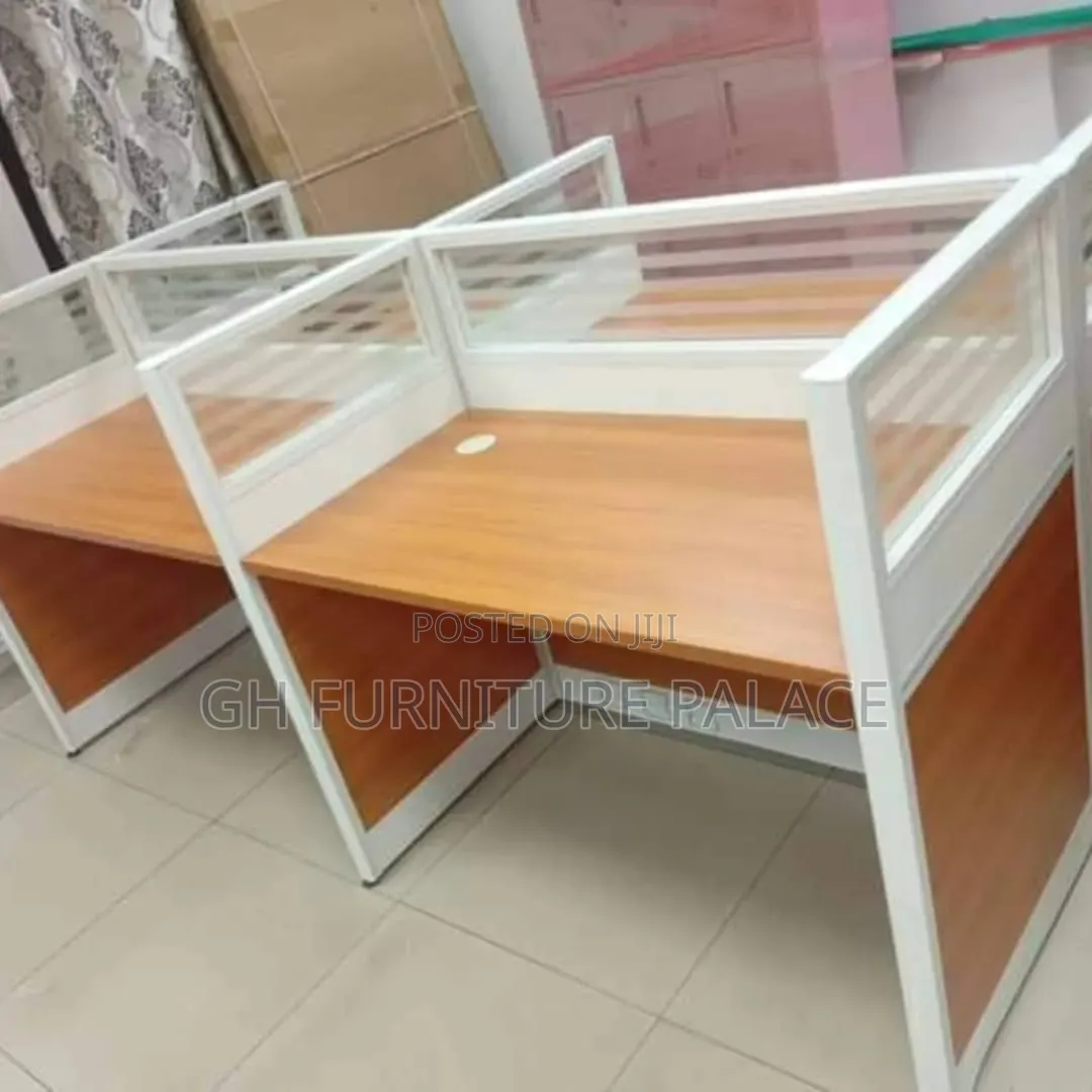 Four in One Workstation With Cabinet