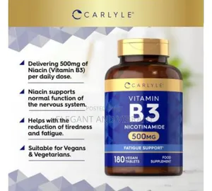 Vitamin B3 Nicotimade, 500mg 180 Tablets