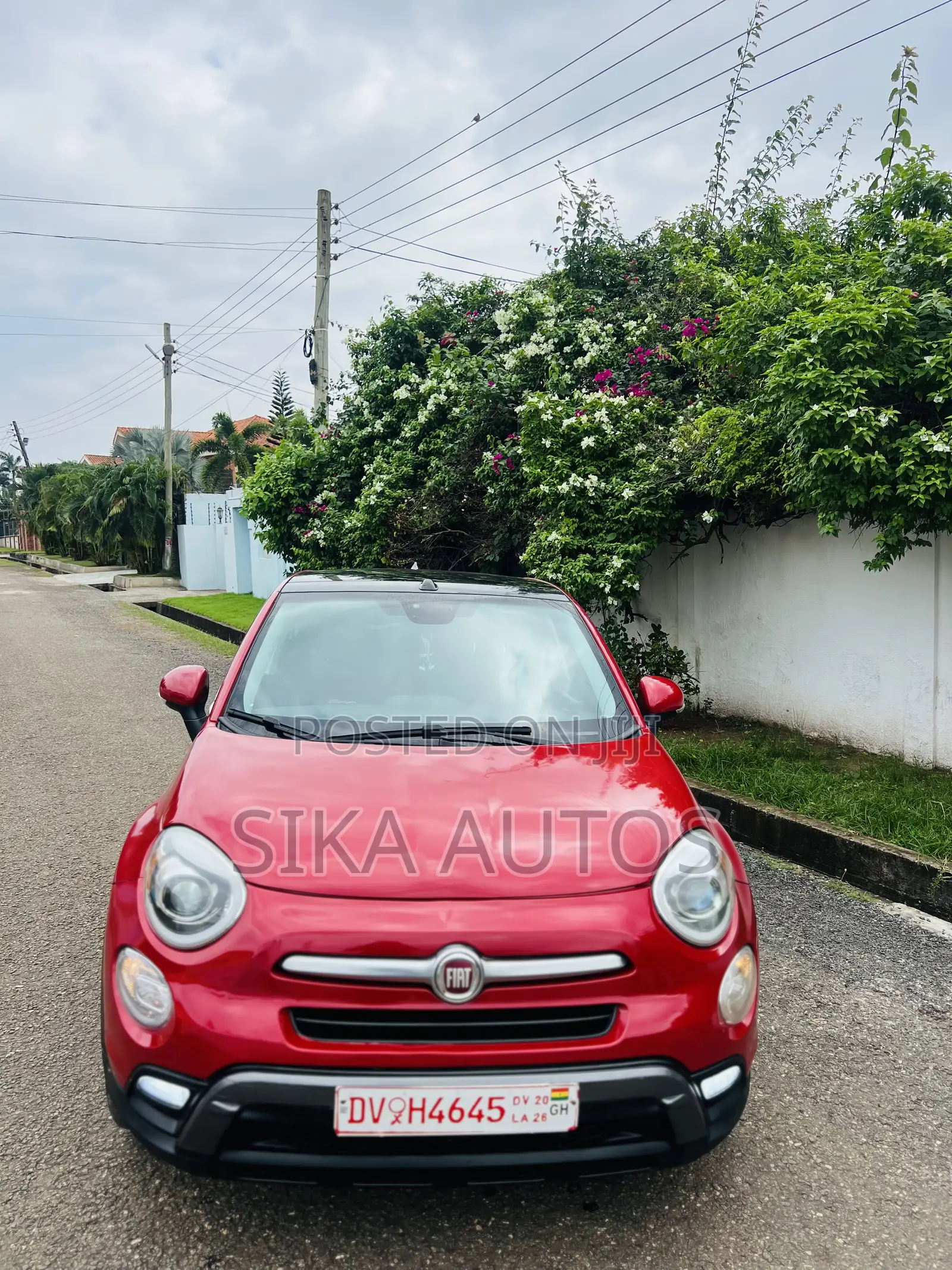 Fiat 500C 2016 Red