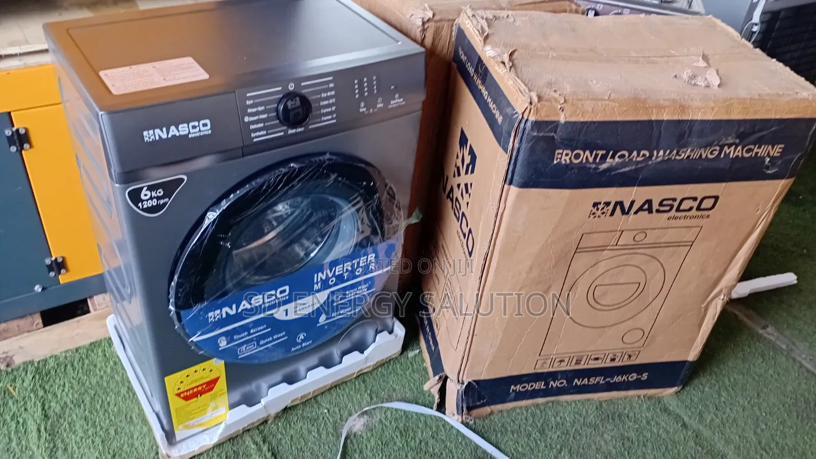 Nasco 6KG Front Load Washer – Low Noise Efficient