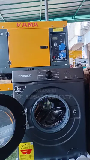 Nasco 6KG Silver Front Load Washing Machine Available