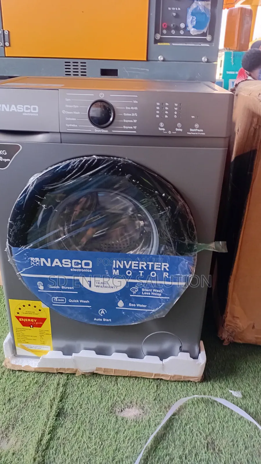 Nasco 6KG Full Automatic Washing Machine – Front Load