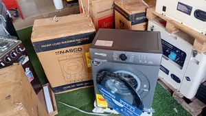 Nasco 6KG Front Opening Washing Machine – Silver
