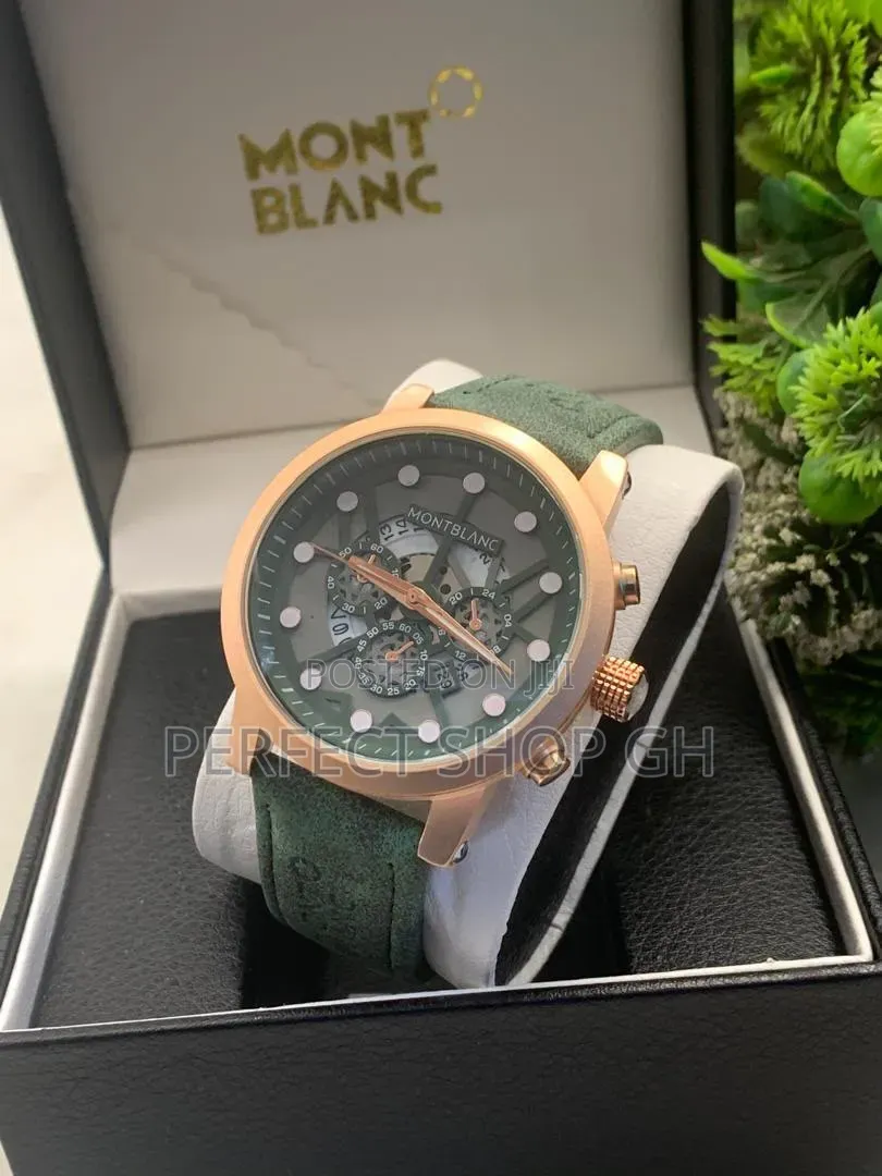 Mont Blanc Men's Luxury Wrist Watch – Stylish Durable