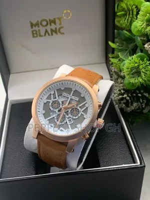 Mont Blanc Men's Luxury Wrist Watch – Stylish Durable